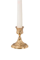 Ornate Brass Taper Holder - The Country Christmas Loft
