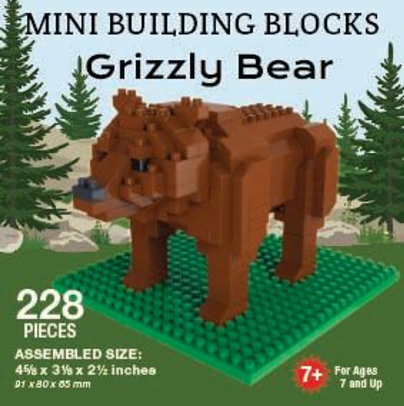 Mini Building Blocks - Grizzly Bear