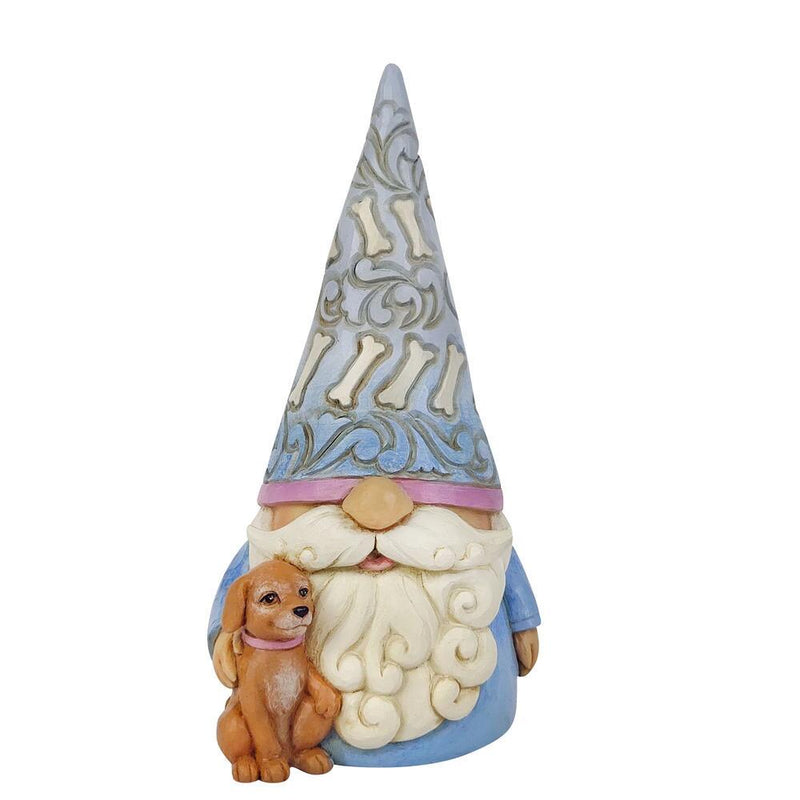 Gnome with Dog Figurine - The Country Christmas Loft