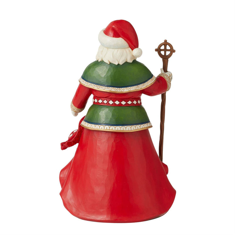 Lapland Santa with Staff Figurine