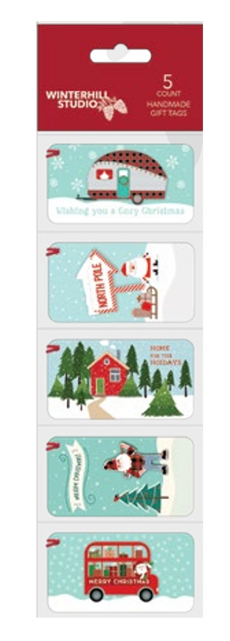 5 Count Handmade Gift Tags - - The Country Christmas Loft