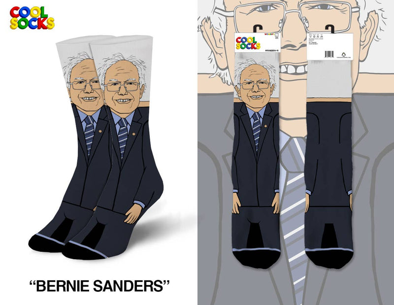Bernie Sanders 360 Crew Socks - The Country Christmas Loft