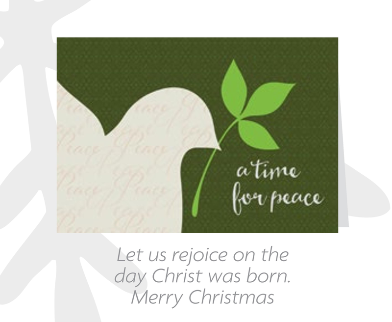 Religious Christmas 20 Count Card Set - A Time for Peace - The Country Christmas Loft