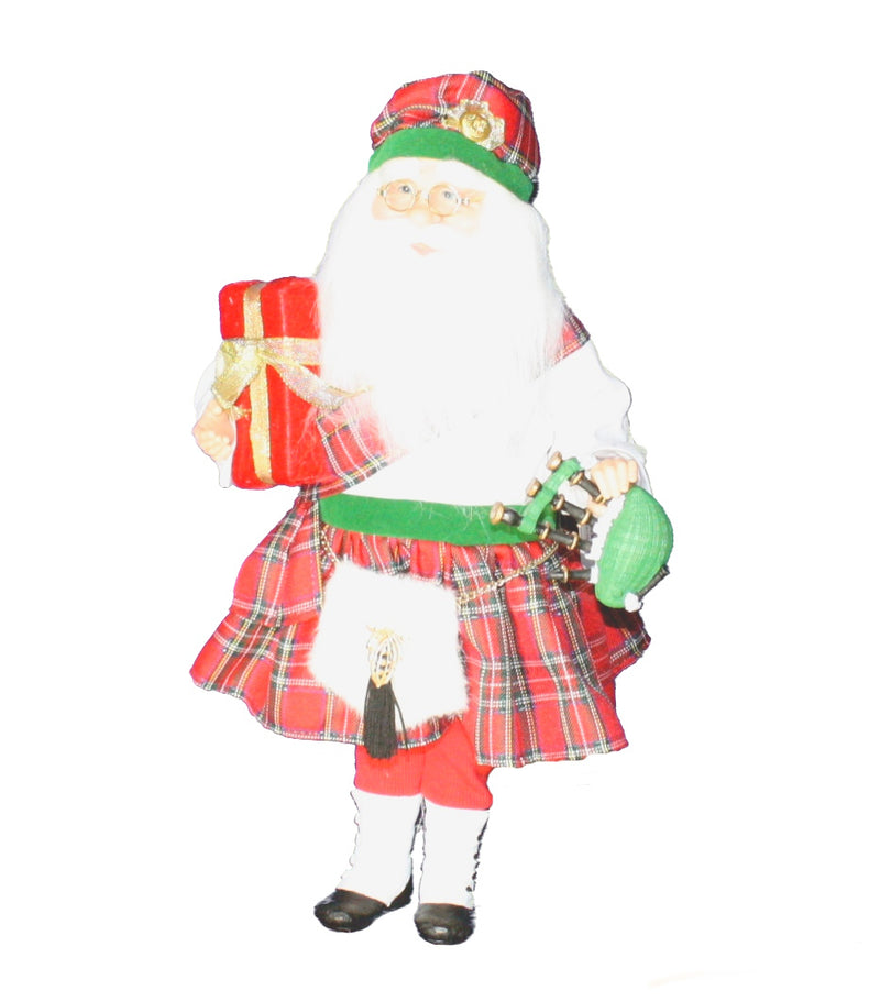 Scottish Santa - 18 Inch Standing