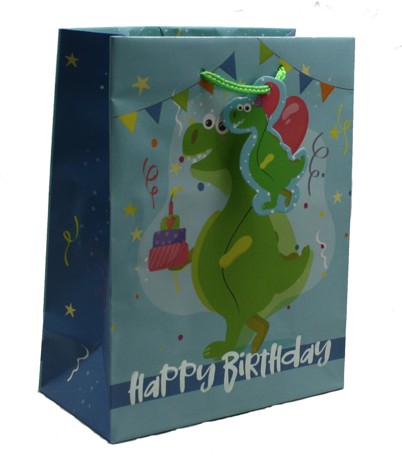 Dinosaur Birthday Gift Bag - The Country Christmas Loft