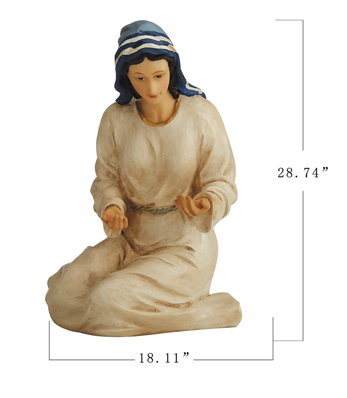 4 Piece Holy Family Outdoor Nativity - The Country Christmas Loft