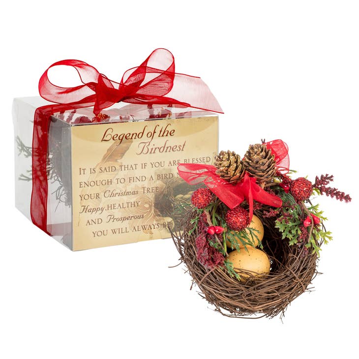 The Legend Of The Nest Scripture Ornament