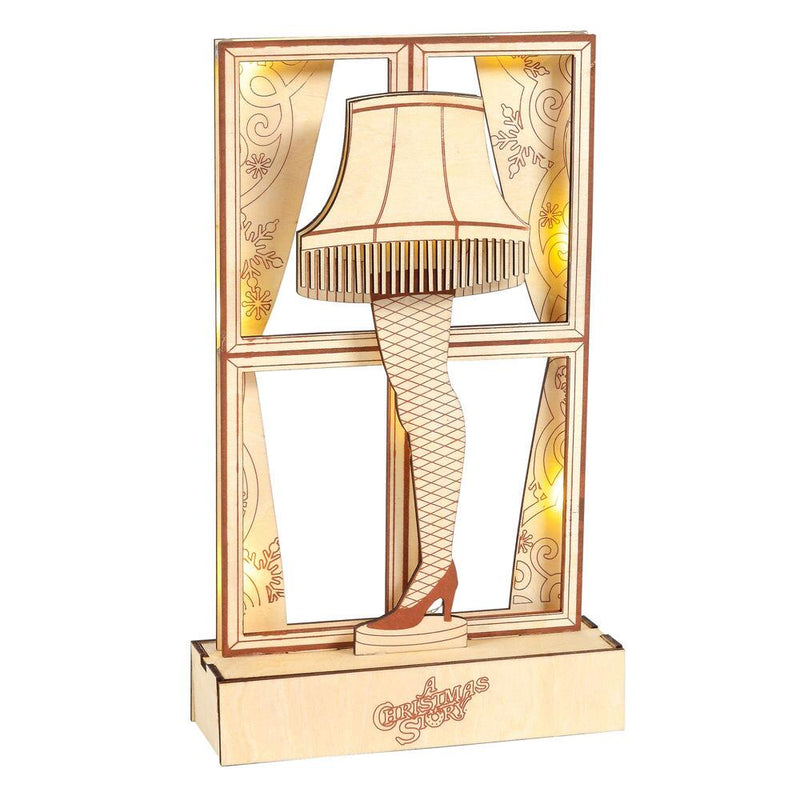 Lighted Leg Lamp Centerpiece - The Country Christmas Loft