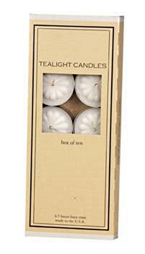 Unscented Tealight Candle 10 Piece Set - The Country Christmas Loft