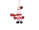 Cozy Snowman Ornament (Letters G - R) - - The Country Christmas Loft