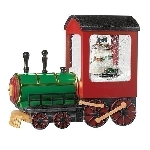 Lighted Musical Train with Blowing Snow - 15 Inch - The Country Christmas Loft
