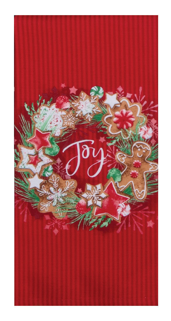 Joy  Dual Purpose Terry Towel - The Country Christmas Loft