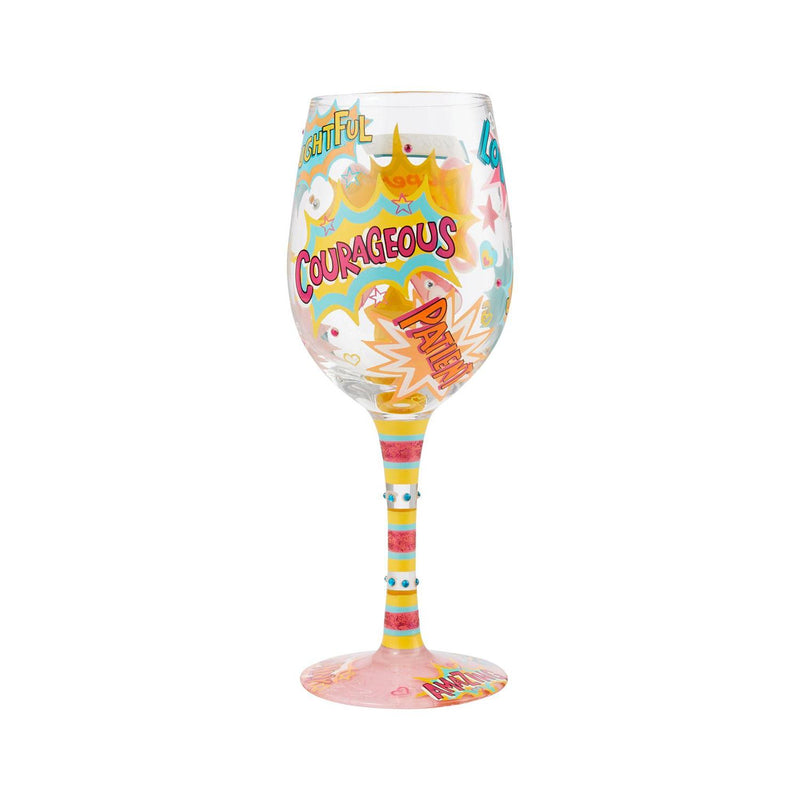 Super She-Ro Wine Glass - The Country Christmas Loft