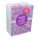 Purple Graffiti Happy Birthday  Gift Bag - The Country Christmas Loft