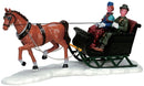 mr and mrs santaLemax Scenic Sleighride - The Country Christmas Loft