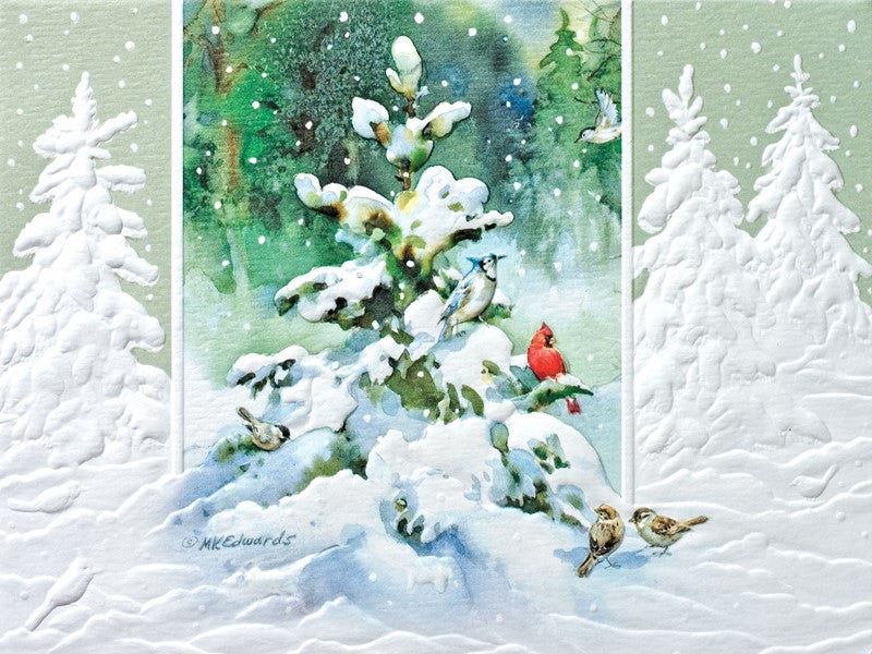 Forest Snow Petite Boxed Cards - The Country Christmas Loft