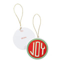 Joy Foil - Ornament Tag W/Header 4 Pk-Gallery - The Country Christmas Loft