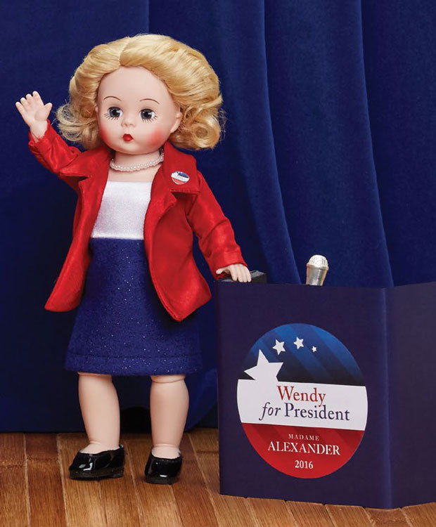 Madame Alexander Madame President Blonde Doll Includes Podium - The Country Christmas Loft