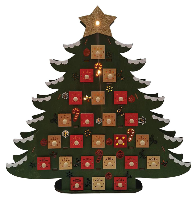 LED Advent Tree - 18" - The Country Christmas Loft