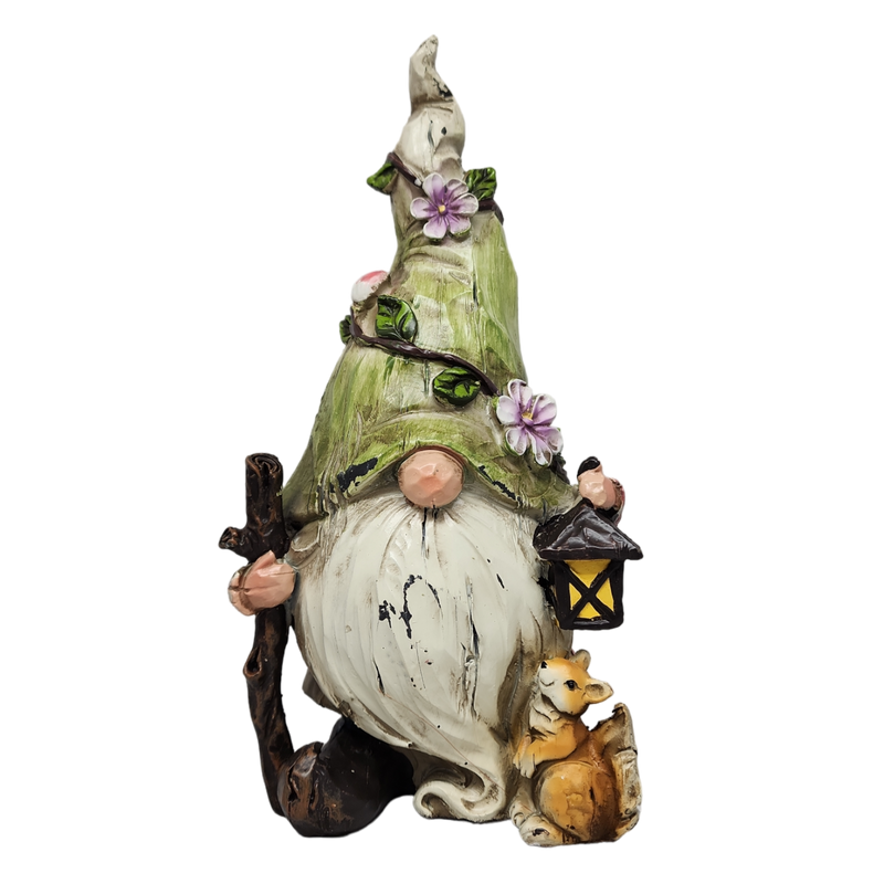 Rustic Garden Gnome - 9 Inch -