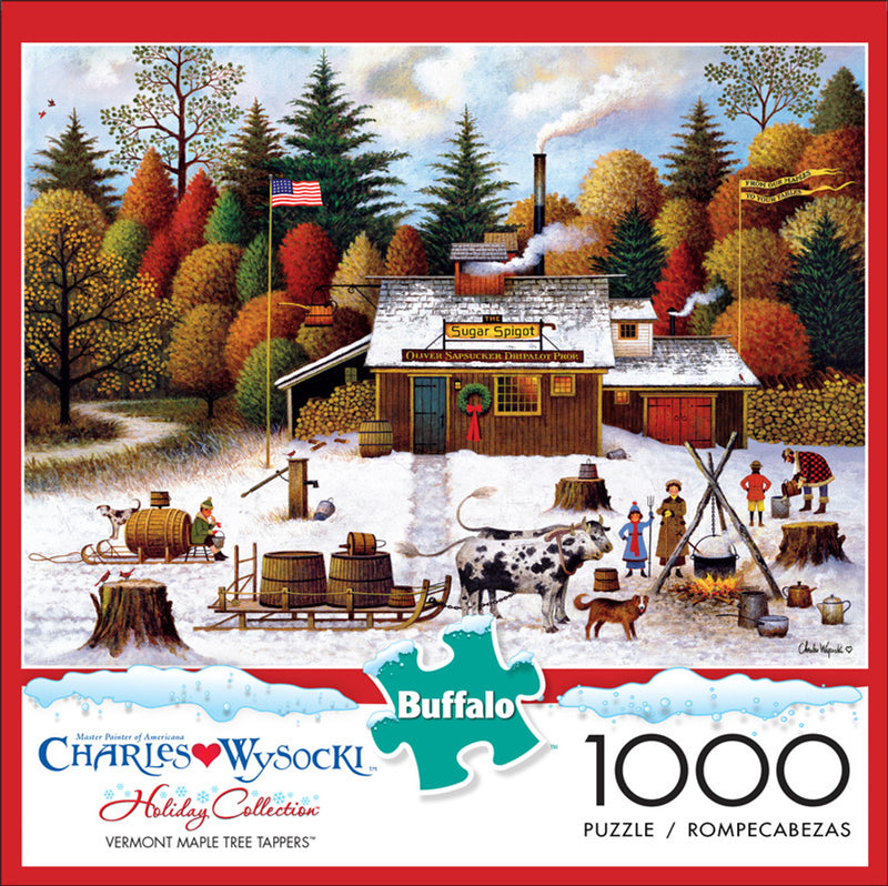 Vermont Maple Tree Tappers 1000 Piece Puzzle