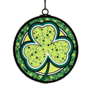Shamrock Stained Glass Ornament - - The Country Christmas Loft