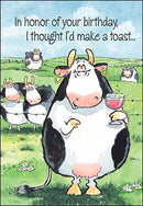 Birthday Card - Toast or Pie - The Country Christmas Loft