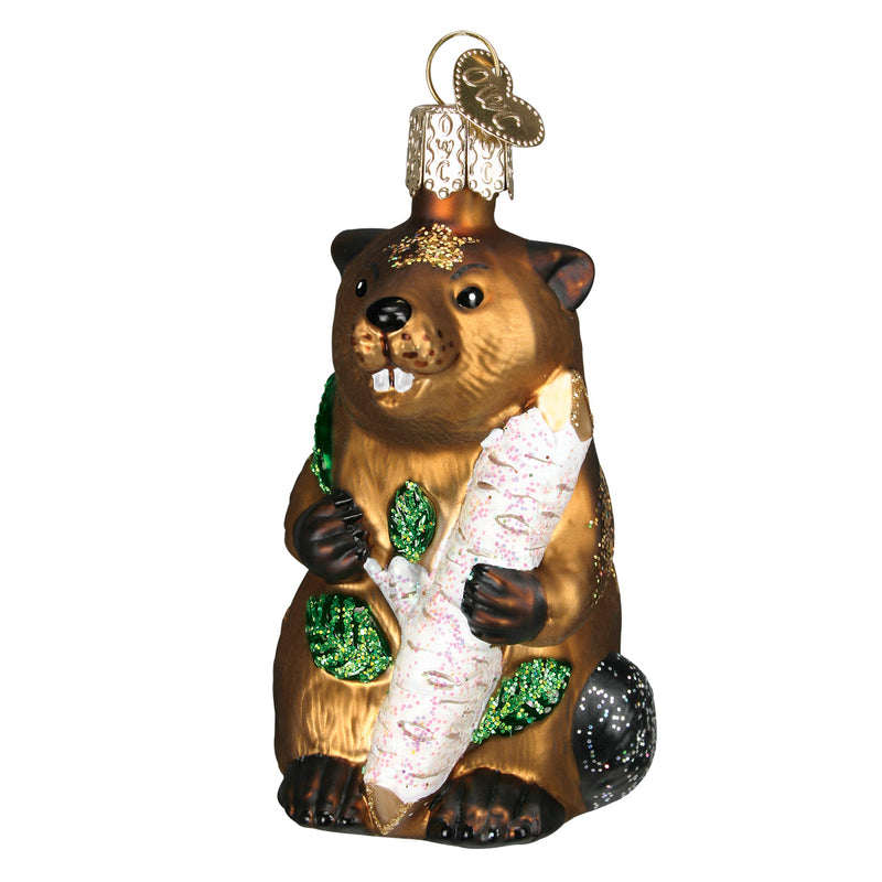 Old World Christmas Eager Beaver Ornament - The Country Christmas Loft