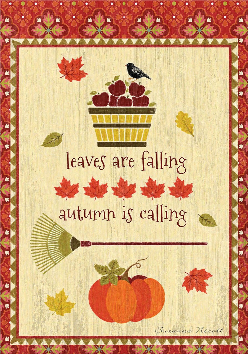 Falling Leaves Flag - The Country Christmas Loft