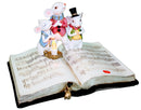Tii Collections Light Up Mouse Carollers On A Music Book - The Country Christmas Loft