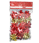 Elegant Bows 15 Pack - Red/Gold
