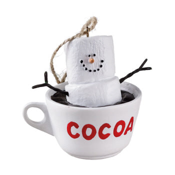 S'mores Cup of Cocoa Ornament. - The Country Christmas Loft