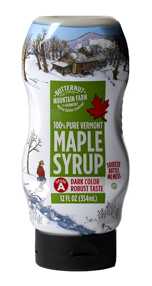 Maple Syrup Squeeze Bottle - Dark Robust 12 Ounce - The Country Christmas Loft