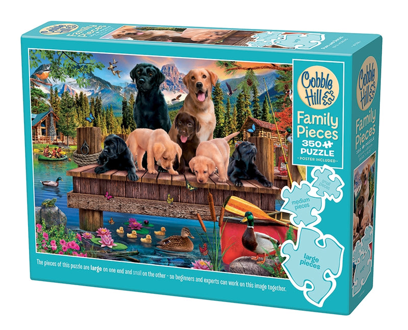 Pups and Ducks (Family) 350pc Puzzle