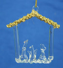 Spunglass Ornament - Gold Reindeer - The Country Christmas Loft