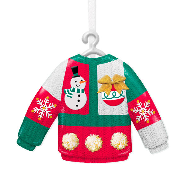 Tacky Christmas Sweater Ornament - The Country Christmas Loft