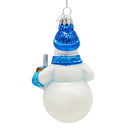 Noble Gems Glass Hanukkah Snowman Ornament - The Country Christmas Loft