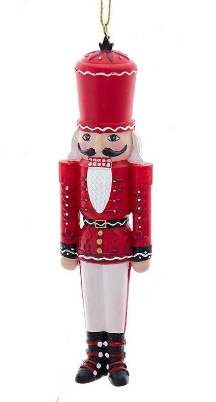 Red and White Ornament - Nutcracker - The Country Christmas Loft