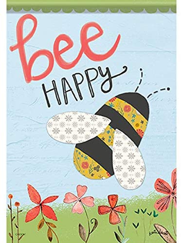 Bee Happy   Large Flag - The Country Christmas Loft