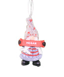 Personalized Gnome Ornament (Letters J-P) - - The Country Christmas Loft
