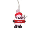 Cozy Snowman Ornament (Letters G - R) - - The Country Christmas Loft