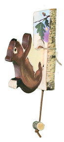 Wooden Carved Door Knockers - Squirrel