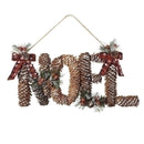 15" Noel Pinecone Hanger - The Country Christmas Loft