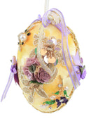 Flower Royal Court Egg - - The Country Christmas Loft