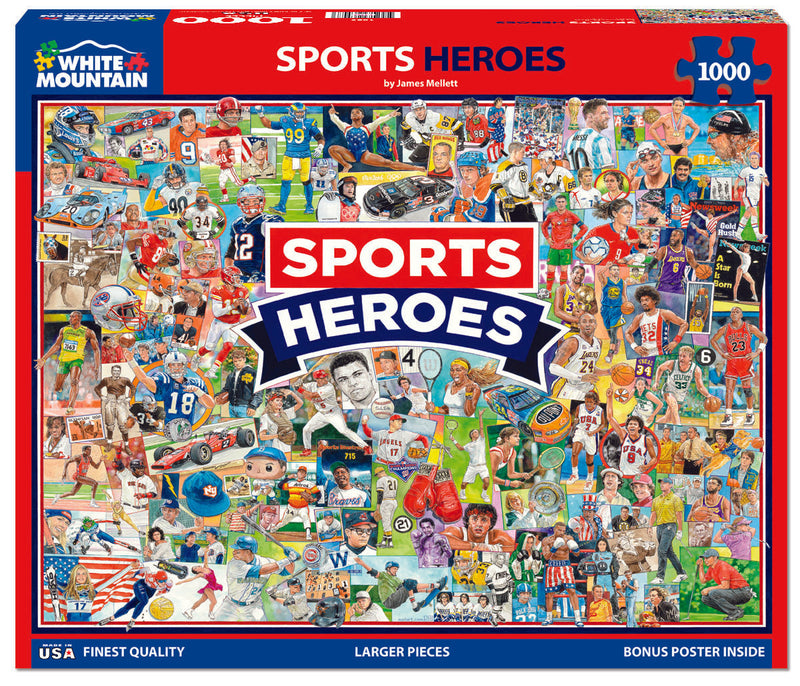 Sports Heros Puzzle - 1000 Piece