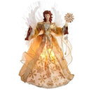 Fiber-Optic Gold Angel Treetop - The Country Christmas Loft