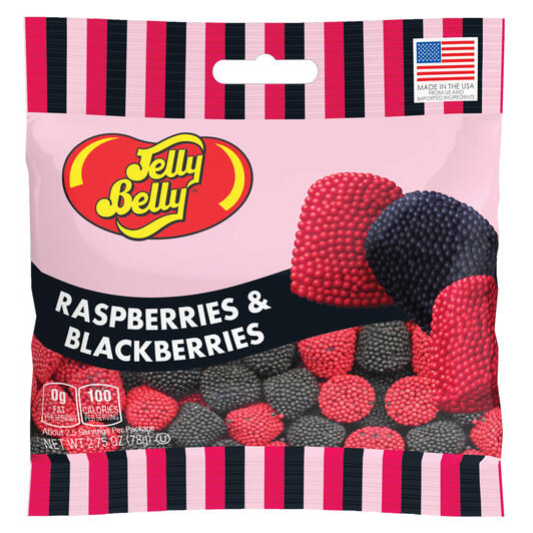 Raspberries and Blackberries 2.75 oz Grab & Go Bag