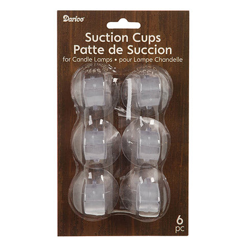 Candle Lamp Suction Cup - Value Pack - 6 pieces - The Country Christmas Loft