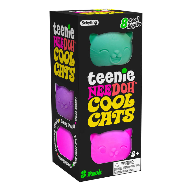 Teenie NeeDoh Cool Cats Set of Three