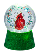 LED Light Up Cardinal with Holly Mini Shimmer - The Country Christmas Loft